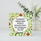 ナース感謝 カード (スタンド正面)