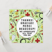 ナース感謝 カード (正面/裏面インサイチュ)