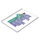 ナース懸命作業引用文 ノートブック (左側)