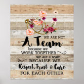 ナース我々はチーム感動的&やる気を起こさせる ポスター (正面)