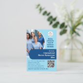 ナース技術者介護者医療会議 名刺 (スタンド正面)