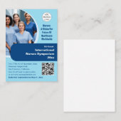 ナース技術者介護者医療会議 名刺 (正面/裏面)