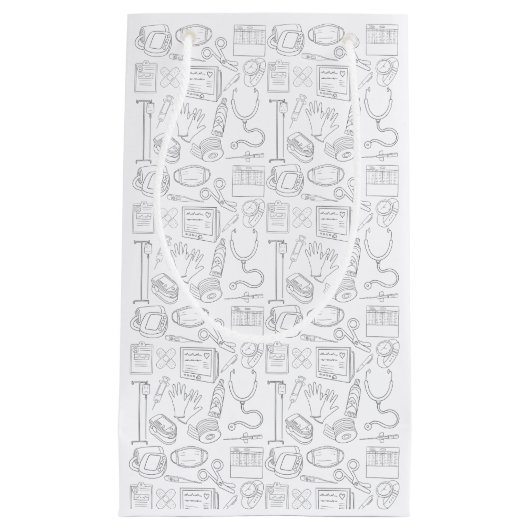 ナース抱き枕 スモールペーパーバッグ (正面)