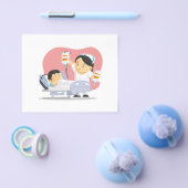 ナース救済の小児患者の漫画 チラシ (シングル)