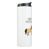 ナース教師のおもしろいユニコーン タンブラー (回転左)