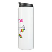 ナース教師のおもしろいユニコーン タンブラー (回転右)