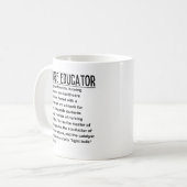 ナース教育者 コーヒーマグカップ (正面左)