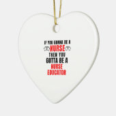 ナース教育者 セラミックオーナメント (左)