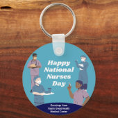 ナース日のカスタマイズ可能 キーホルダー (裏面)