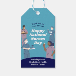 ナース日のカスタマイズ可能 ギフトタグ