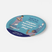 ナース日のカスタマイズ可能 ペーパープレート (アングル)