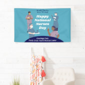 ナース日のカスタマイズ可能 横断幕 (インサイチュ)