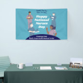 ナース日のカスタマイズ可能 横断幕 (トレードショー)