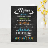 ナース日の看護スタッフのための黒板 カード (黄色い花)