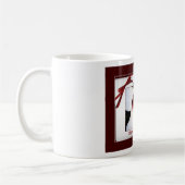 ナース日の花柄 コーヒーマグカップ (左)