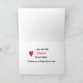 ナース日ハートグループ カード (内部)