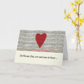 ナース日ハートグループ カード (黄色い花)