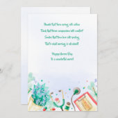 ナース日要素グリーティングカード シーズンカード (正面/裏面)