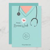 ナース日贈り物ナース感謝ウィークギフト シーズンカード (正面/裏面)