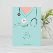 ナース日贈り物ナース感謝ウィークギフト シーズンカード (スタンド正面)