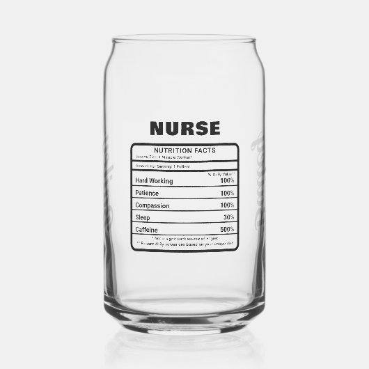 ナース栄養事実おもしろい ガラス缶 (左)