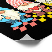 ナース格言聴診卵おもしろいイースターランIcu ポスター (角)