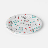ナース機器パターンパーティー紙プレート ペーパープレート (アングル)