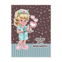 ナース気にとハート。キュートブロンドナース