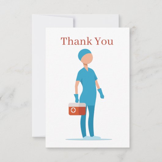ナース気持ちサンキューカード サンキューカード (正面)