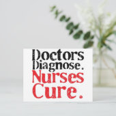 ナース治療 ポストカード (スタンド正面)