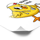 ナース漫画 |背景色の選択 フォトプリント            (角)