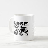 ナース猫好き コーヒーマグカップ (正面左)
