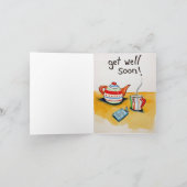 ナース猫折り札 ノートカード (内部)