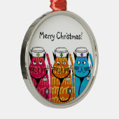 ナース猫 メタルオーナメント (右)