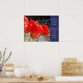 ナース生まれはアート気にの思いやりの癒しTouch ポスター (キッチン)