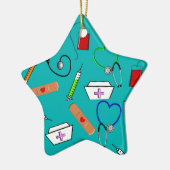 ナース用具 セラミックオーナメント (左)