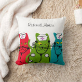 ナース用枕「太い猫」 クッション (ブランケット)