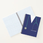 ナース用聴診器 ノートブック (内部)