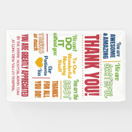 ナース病院職員鑑賞事業 横断幕