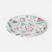 ナース目盛りアイコン紙プレート ペーパープレート (アングル)