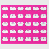 ナース目盛り包み紙ナースキャップ ラッピングペーパー (フラット)