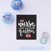 ナース直上の称号 |かわいいナースデザイン チラシ (シングル)