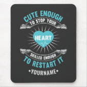 ナース看護おもしろいナース マウスパッド (正面)