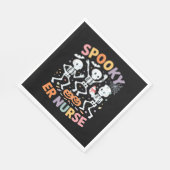 ナース看護かわいいハロウィン不気味エッセンシャルT-Sh スタンダードランチョンナプキン (角)