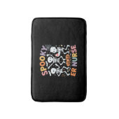 ナース看護かわいいハロウィン不気味エッセンシャルT-Sh バスマット (正面縦)