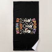 ナース看護かわいいハロウィン不気味エッセンシャルT-Sh ビーチタオル (正面)