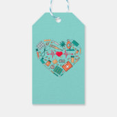 ナース看護ハート具 ギフトタグ (裏面)