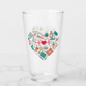 ナース看護ハート具 タンブラーグラス