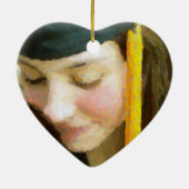 ナース看護学校の卒業写真 セラミックオーナメント (裏面)