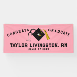 ナース看護学校卒業おめでとう 横断幕